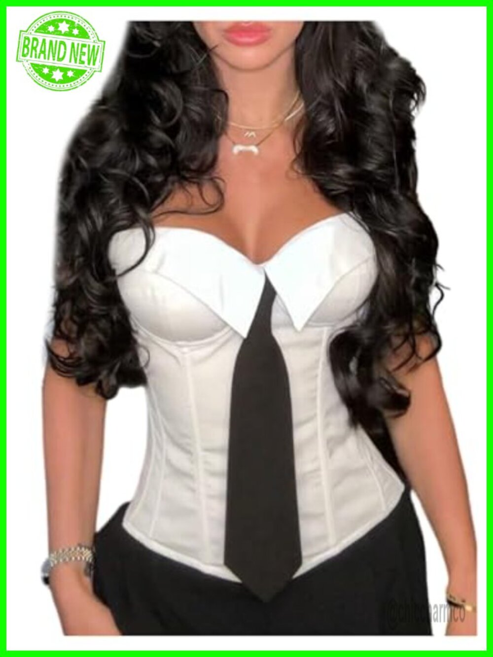 Lace Up Corset Bustier Crop Tube Top Foldover Strapless Sleeveless